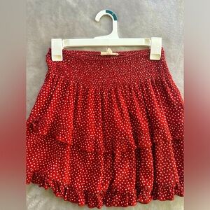 Red Polka Dot Skirt
